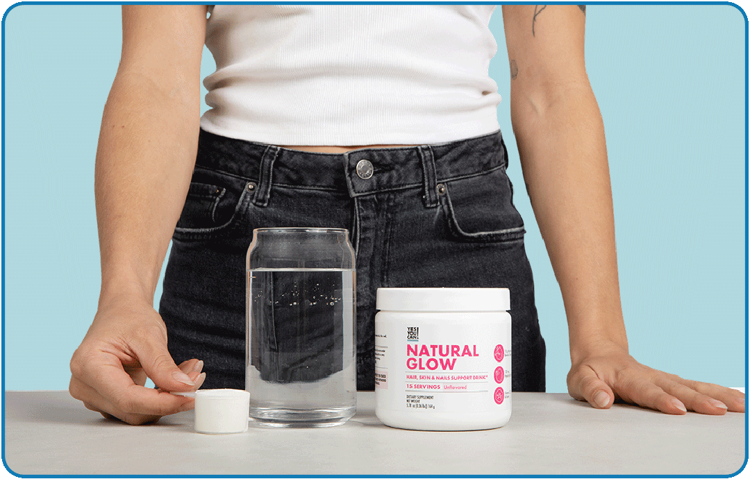 How to take Natural Glow - scoop, stir, and glow